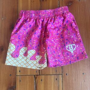 Baseball Lifestyle 101 Pink Ice Cream Cone Shorts
